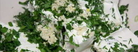 лаваш с сыром и чесноком. Шаг 3