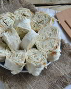 Лаваш с сыром и укропом