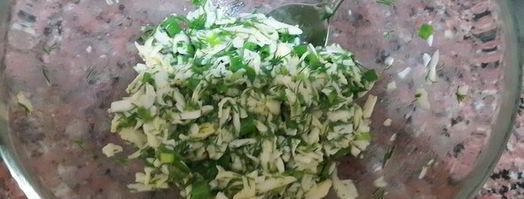 лаваш с сыром и зеленью. Шаг 2