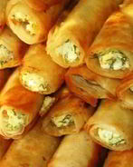 Лаваш с творогом и зеленью