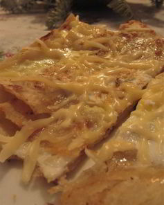 Лаваш с яйцом и сыром