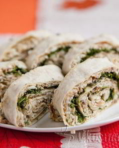 Лаваш со шпротами