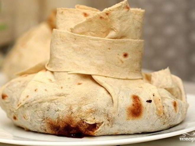 Рецепт мяса в армянском лаваше