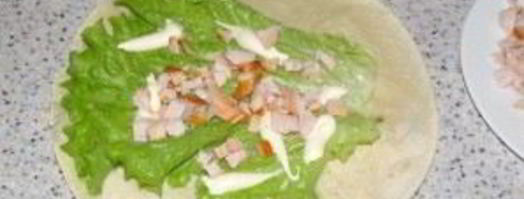 начинка для лаваша с корейской морковкой. Шаг 5