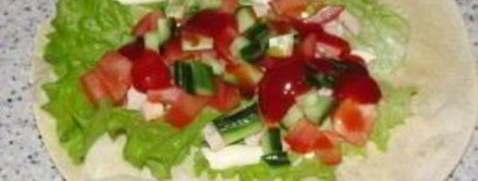 начинка для лаваша с корейской морковкой. Шаг 6