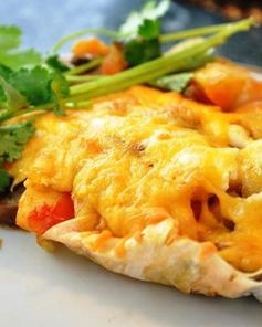 Овощи, запеченные на лаваше