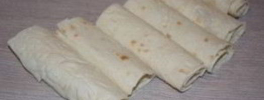 палочки из лаваша с начинкой. Шаг 5