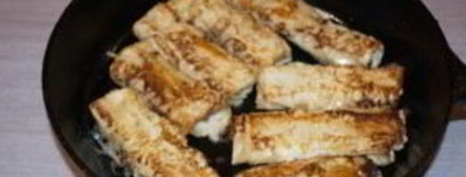 палочки из лаваша с начинкой. Шаг 7