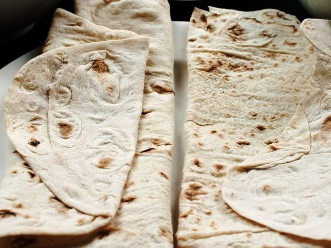 Рецепт постного лаваша