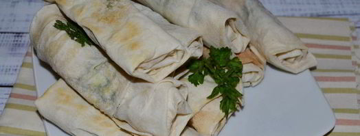 рулетики из лаваша. Шаг 8