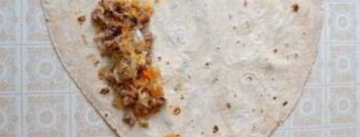 рулеты из лаваша с квашеной капустой и мясом. Шаг 4