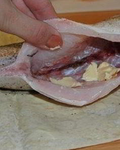 Рыба, запеченная в лаваше