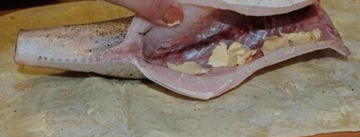 рыба, запеченная в лаваше. Шаг 5