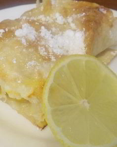 Сладкий рулет из лаваша