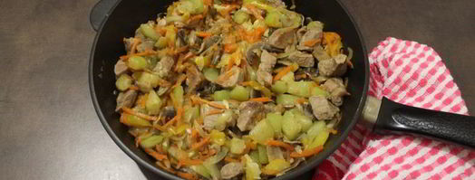 свиная вырезка с овощами в лаваше. Шаг 9