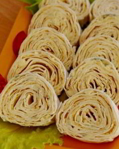 Сырный рулет в лаваше