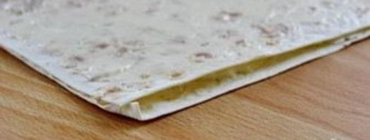 сырный рулет в лаваше. Шаг 7