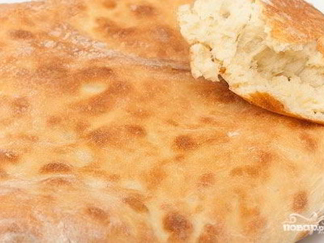 Рецепт толстого лаваша без дрожжей