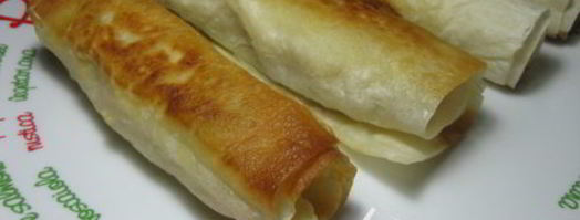 трубочки из лаваша. Шаг 2