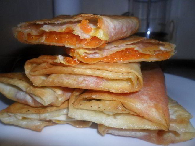 Рецепт тыквы в лаваше