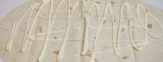 жареный лаваш с колбасой и сыром. Шаг 2