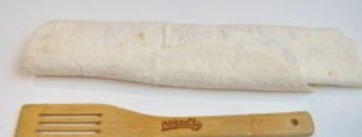 жареный лаваш с колбасой и сыром. Шаг 6