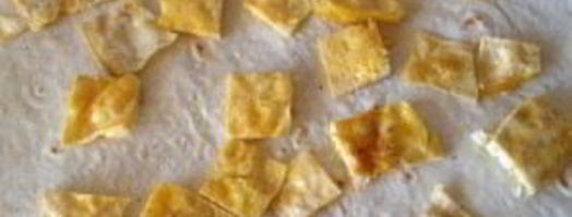 жареные конвертики из лаваша. Шаг 3