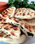 Быстрые лепешки с зеленью