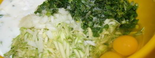 диетическая кабачковая лепешка. Шаг 2