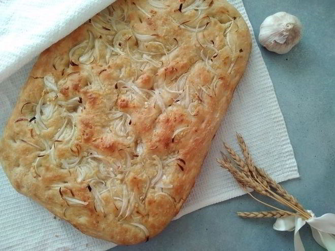 Рецепт фокаччи чиполлино