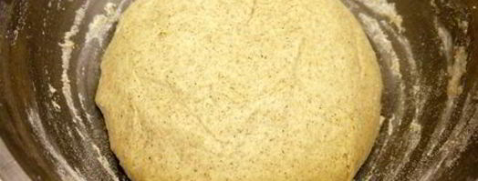 фокачча из гречневой муки с персиками. Шаг 4