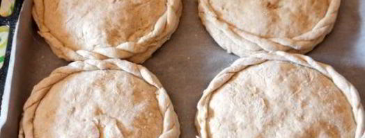 фокачча из гречневой муки с персиками. Шаг 8