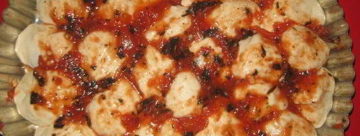 фокачча из шариков с сыром и оливками. Шаг 10