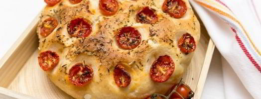 фокачча с черри и прованскими травами. Шаг 9