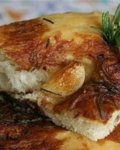 Фокачча с чесноком