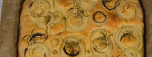 фокачча с луком на дрожжевом тесте. Шаг 8