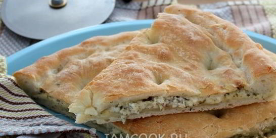 Фокачча с сыром и творогом