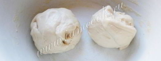 фокачча с сыром и творогом. Шаг 5