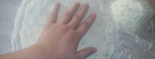 ирландские лепешки с зеленым луком. Шаг 4