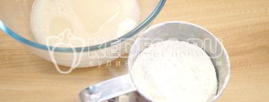 лепешка с чесночными стрелками сандра. Шаг 3