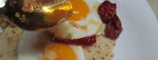 лепешка с яйцом на завтрак. Шаг 6