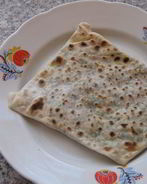 Лепешка с зеленью