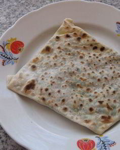 Лепешка с зеленью