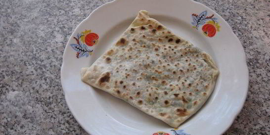 Лепешка с зеленью