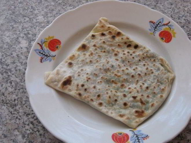 Рецепт лепешки с зеленью