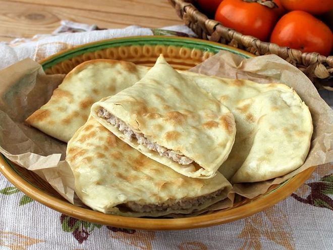Рецепт лепешек чуду с фаршем