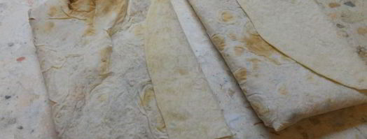 лепешки из лаваша с мясом и сыром. Шаг 5