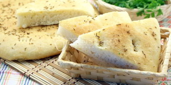 Лепешки на минеральной воде