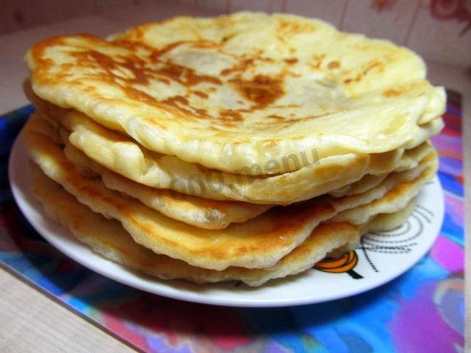 Рецепт лепешек на молоке