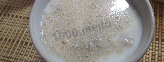 лепешки на молоке. Шаг 2